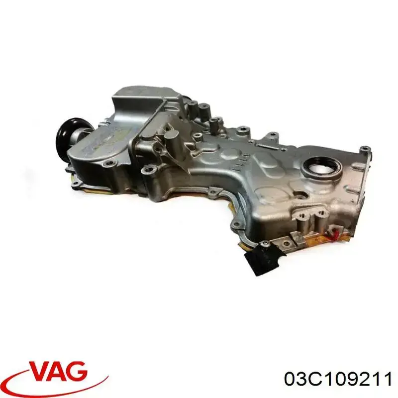 03C109210BL VAG кришка двигуна передня