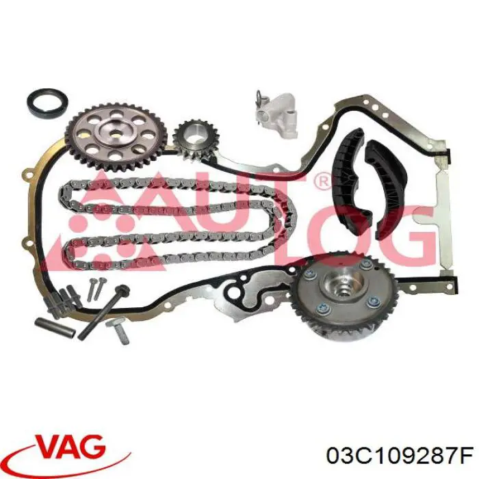 Прокладка передньої кришки двигуна 03C109287F VAG