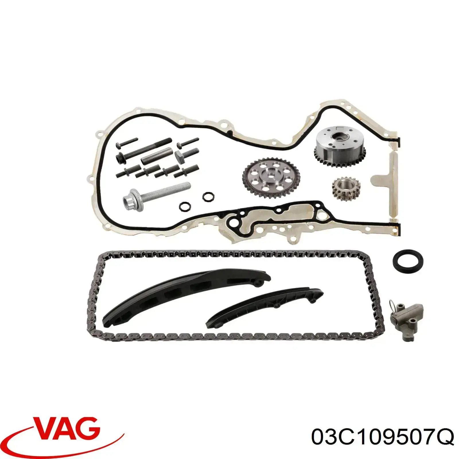 Натягувач ланцюга ГРМ VAG 03C109507Q ціна, від 61.77 USD
