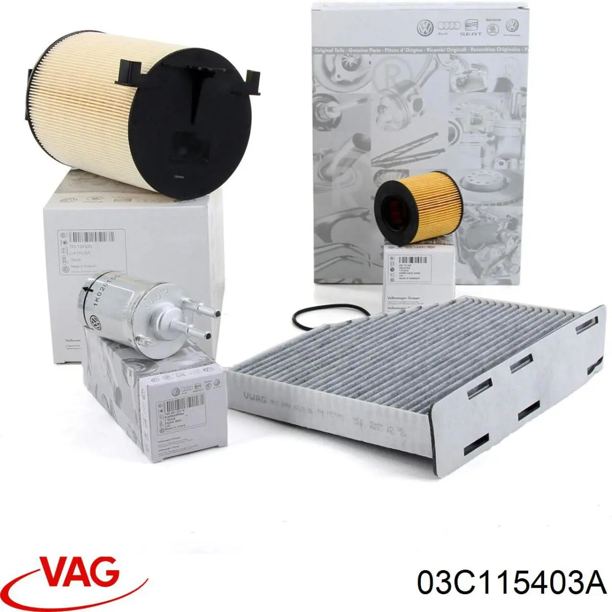 Кришка масляного фільтра 03C115403A VAG