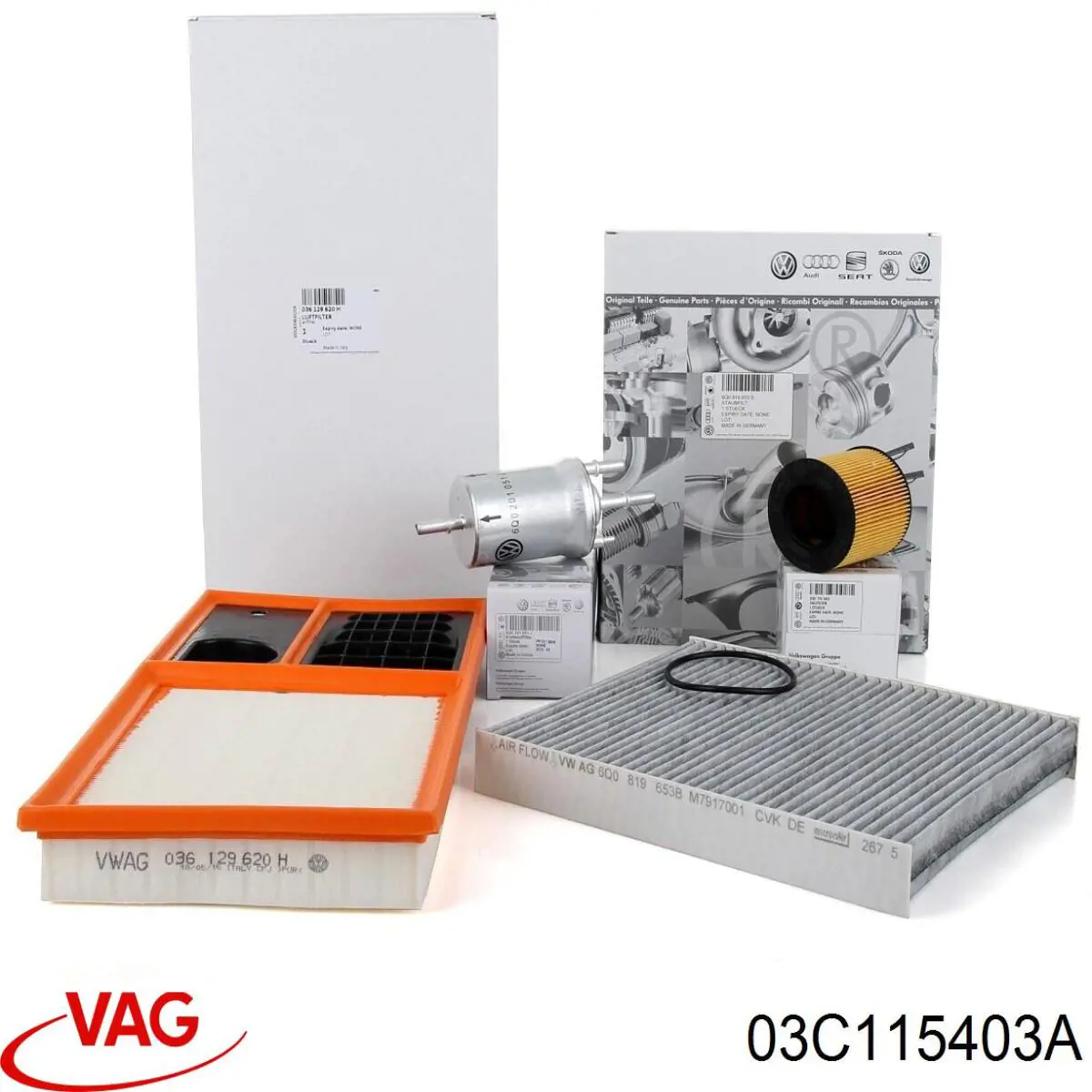 03C115403A VAG Кришка масляного фільтра
