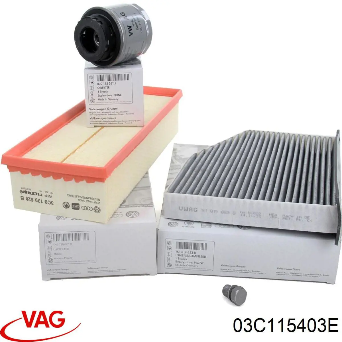 Купити 03C115403E VAG Кришка масляного фільтра