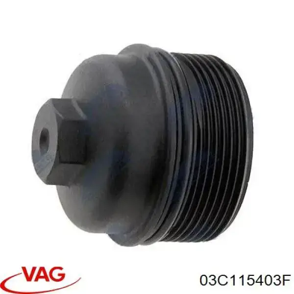 Кришка масляного фільтра VAG 03C115403F ціна, від 27.88 USD