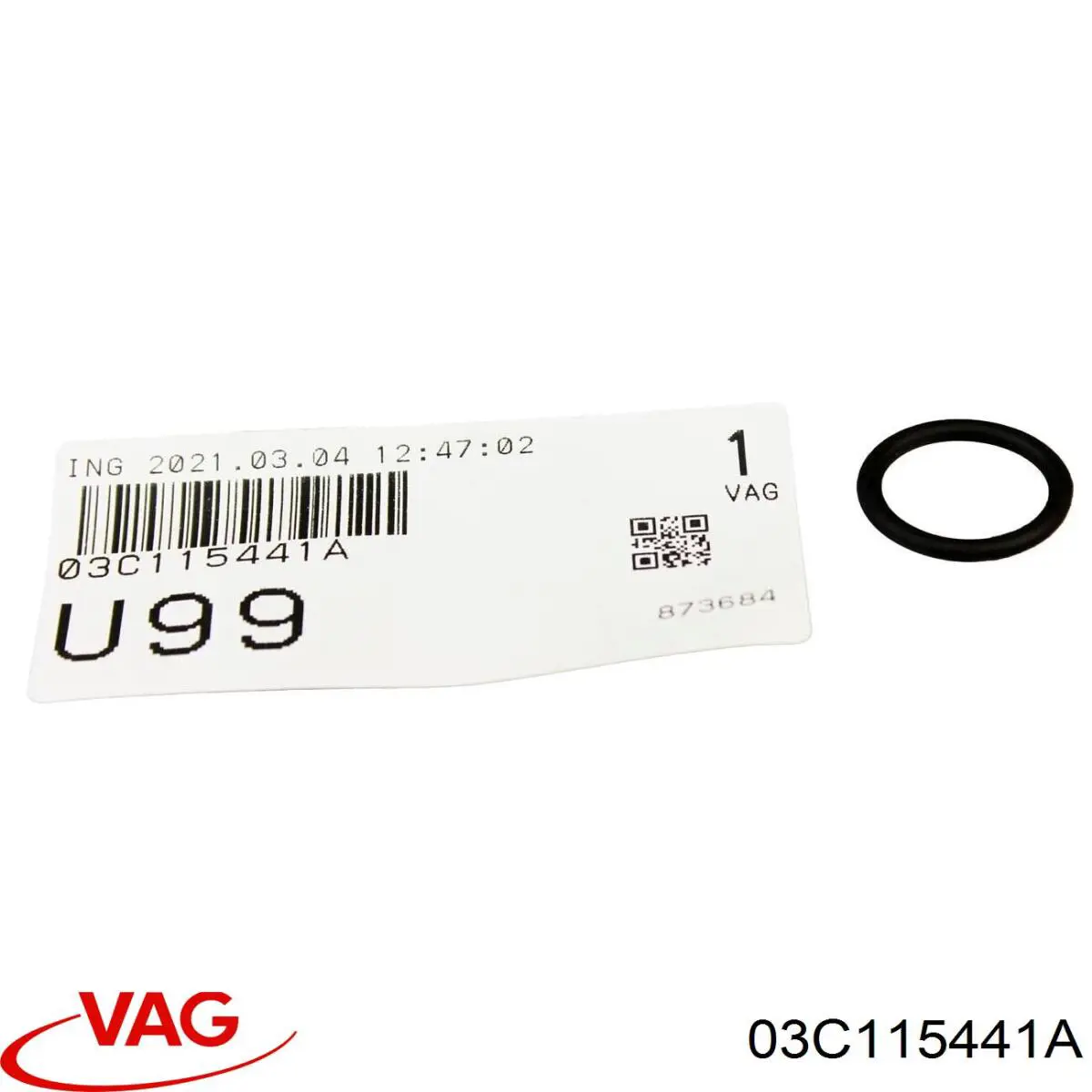 03C115441A VAG Прокладка впускного колектора