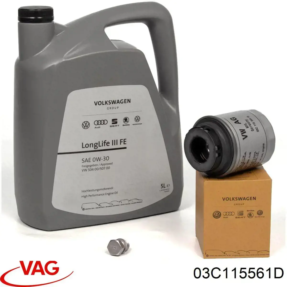 Масляний фільтр двигуна VAG 03C115561D ціна, від 10.47 USD