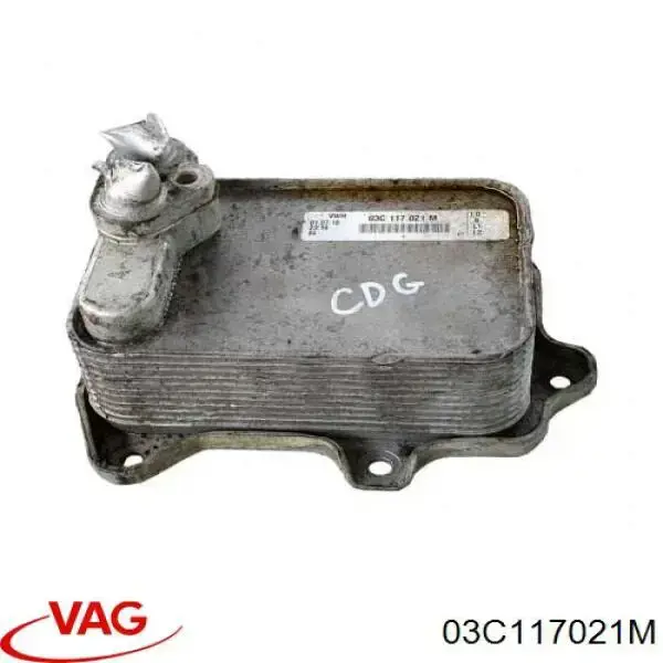 Масляний радіатор охолодження рідини АКПП VAG 03C117021M