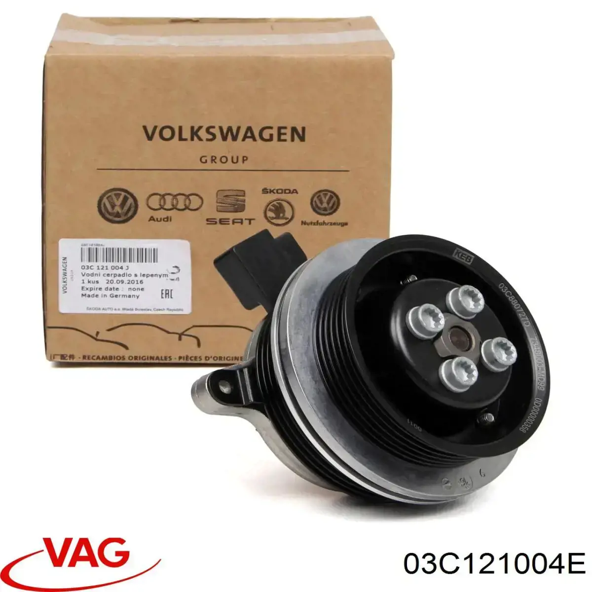 Купити 03C121004E VAG Насос охолоджуючої рідини