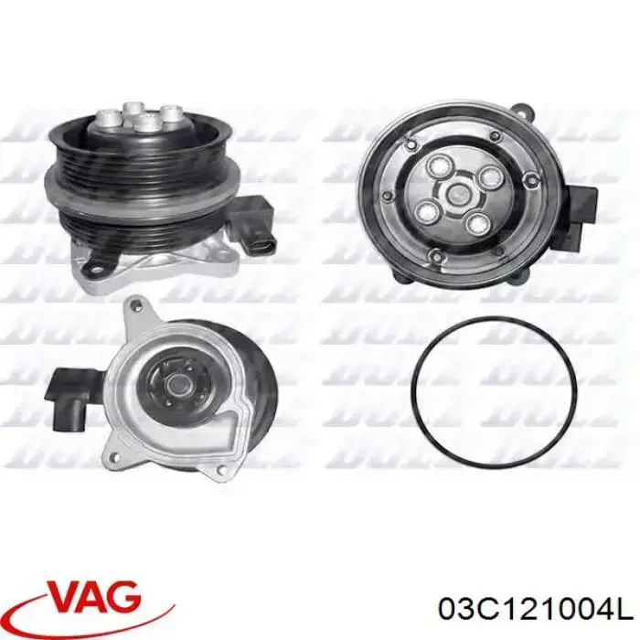 Помпа охолодження VAG 03C121004L ціна, від 169.71 USD