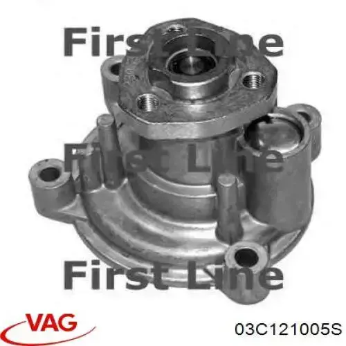 Помпа охолодження VAG 03C121005S ціна, від 37.15 USD