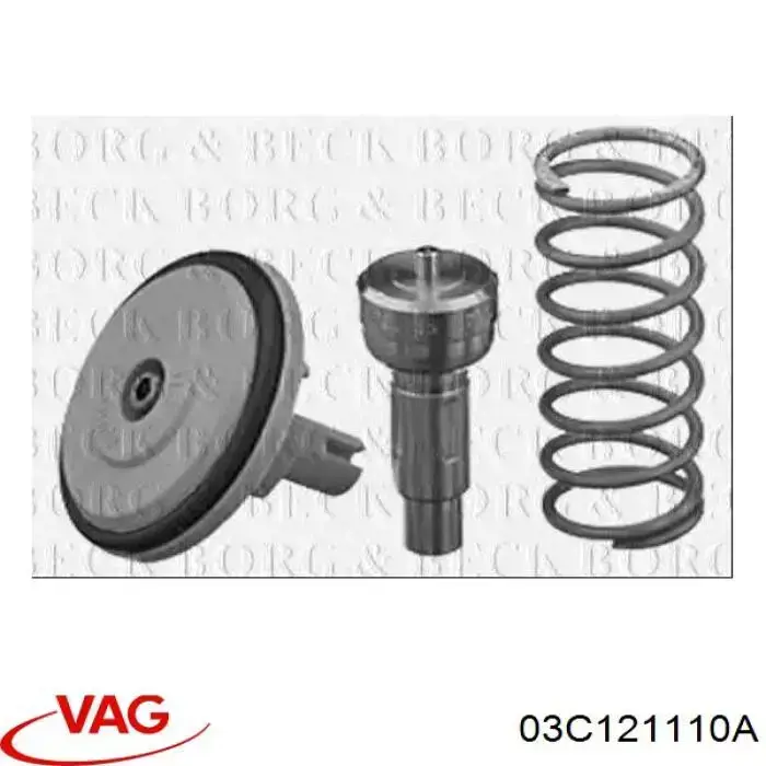 Автомобільний термостат VAG 03C121110A ціна, від 38.77 USD