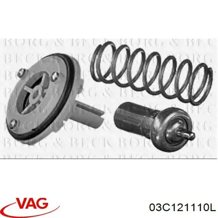 Автомобільний термостат VAG 03C121110L ціна, від 19.00 USD