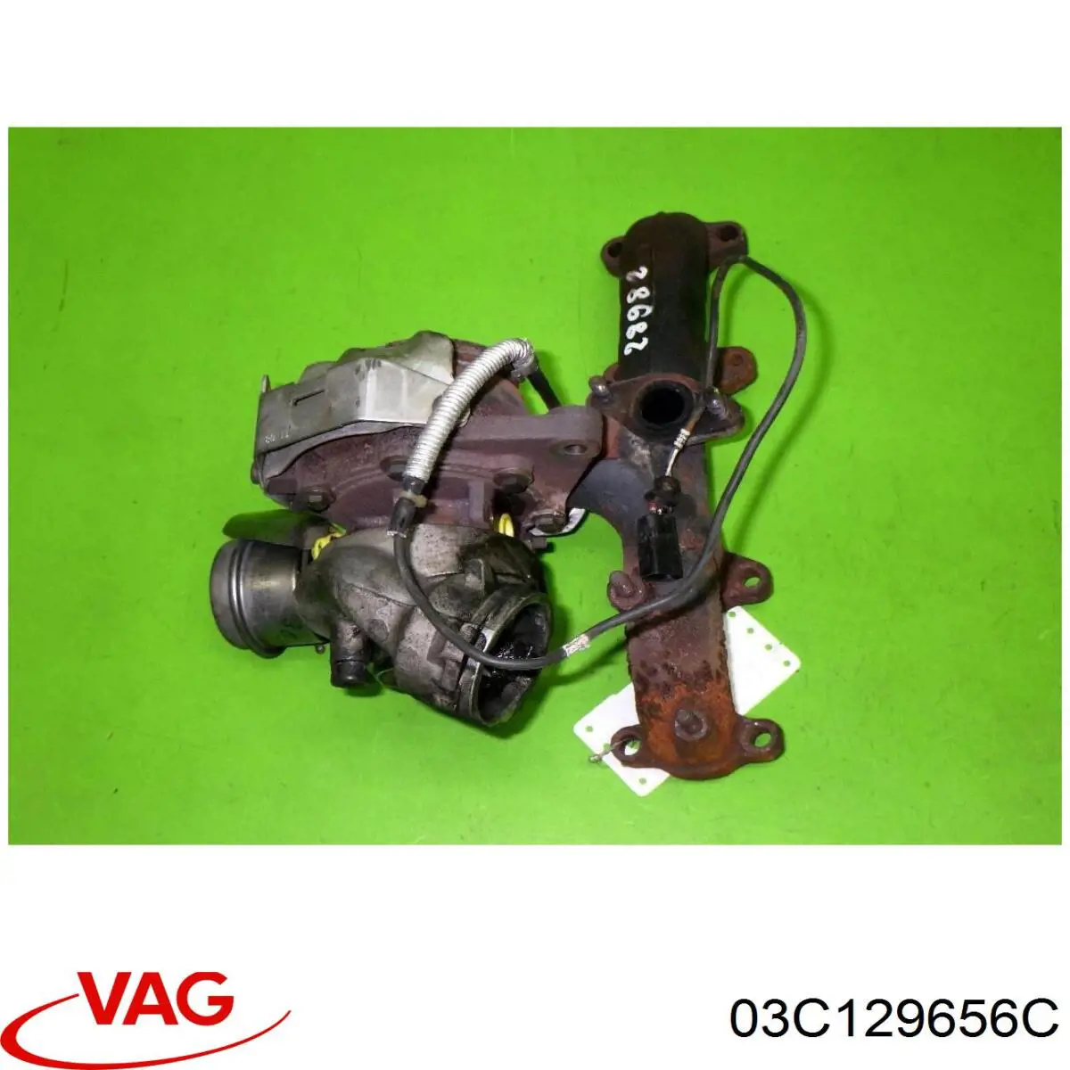 Патрубок турбіни вихлопних газів 03C129656C VAG