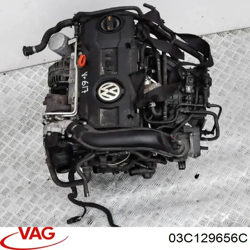 Купити 03C129656C VAG Патрубок турбіни вихлопних газів