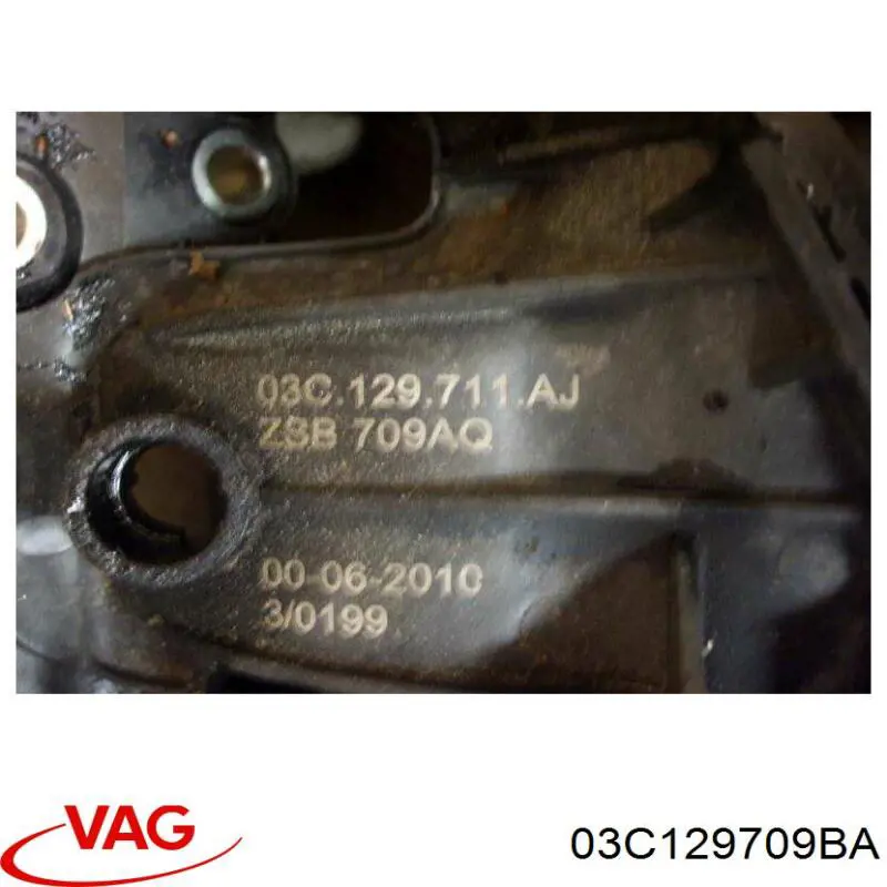 Колектор впускний верхній VAG 03C129709BA ціна, від 61.87 USD