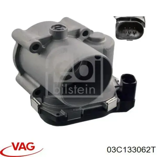 Купити 03C133062T VAG Дросільна заслінка