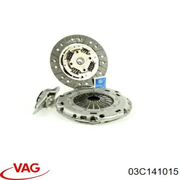Комплект зчеплення (3 частини) VAG 03C141015 ціна, від 98.03 USD