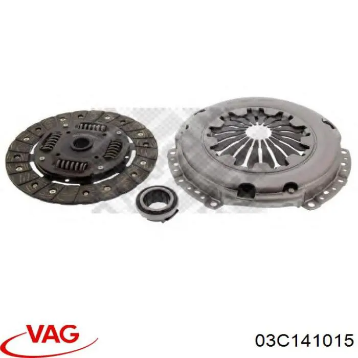 Купити 03C141015 VAG Комплект зчеплення (диск, корзина, підшипник)
