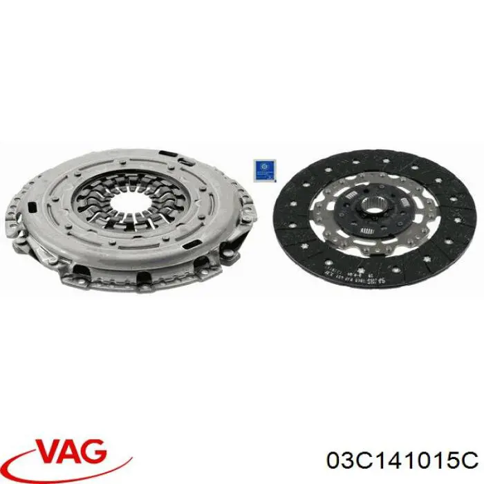03L141016EV VAG комплект зчеплення (3 частини)