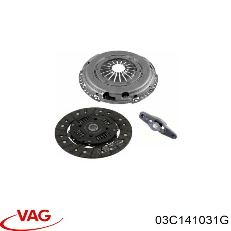 Диск зчеплення ведений VAG 03C141031G