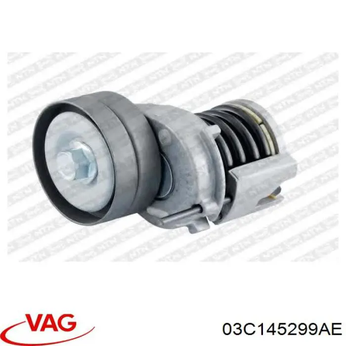 Натягувач приводного ременя VAG 03C145299AE ціна, від 42.73 USD