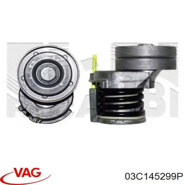 03C145299P VAG ролик натягувача приводного ременя