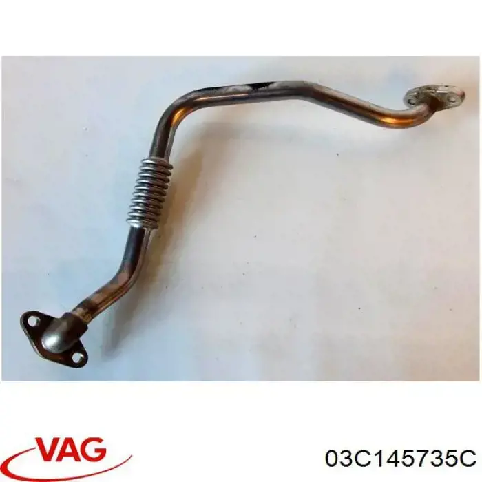 Купити 03C145735C VAG Трубка/шланг відводу масла від турбіни