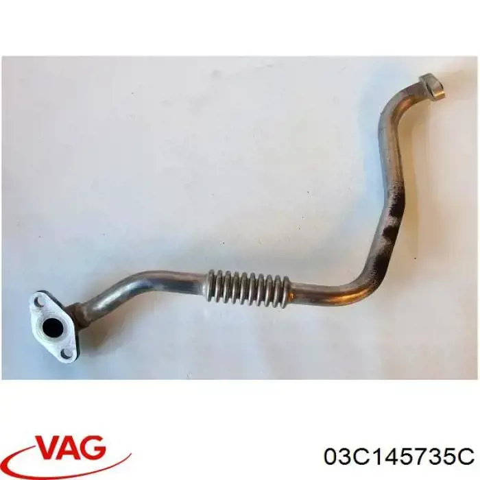 Трубка/шланг відводу масла від турбіни 03C145735C VAG