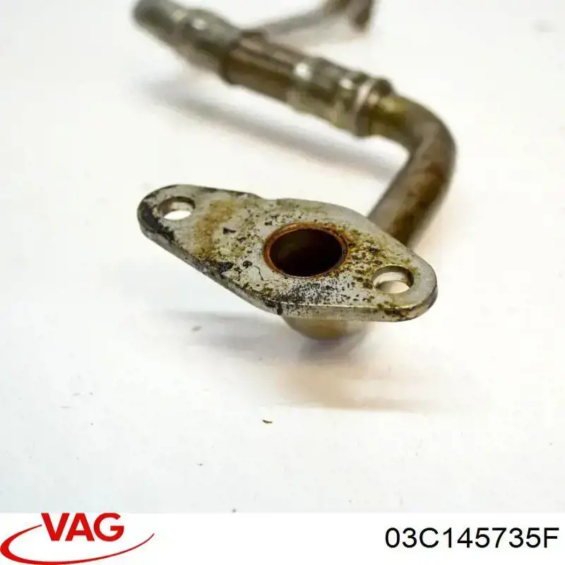 03C145735F VAG Трубка/шланг відводу масла від турбіни