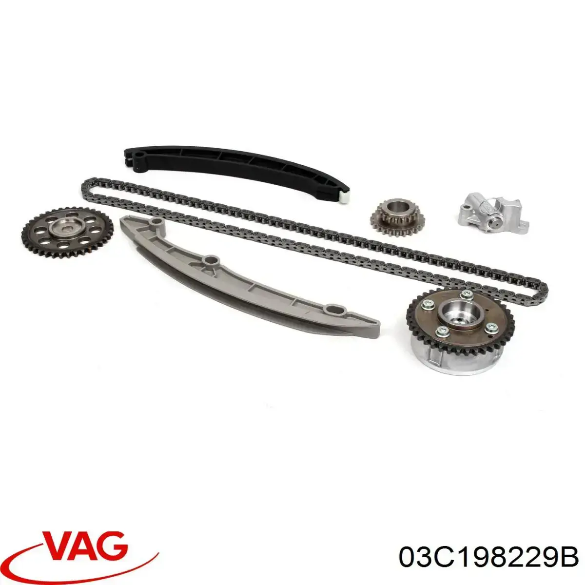 Комплект ланцюга ГРМ 03C198229B VAG
