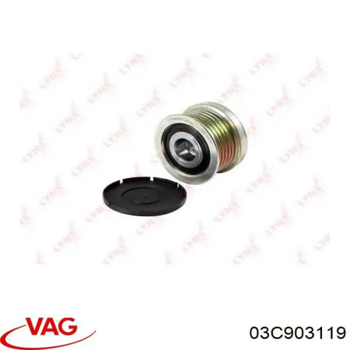 Купити 03C903119 VAG Шків генератора