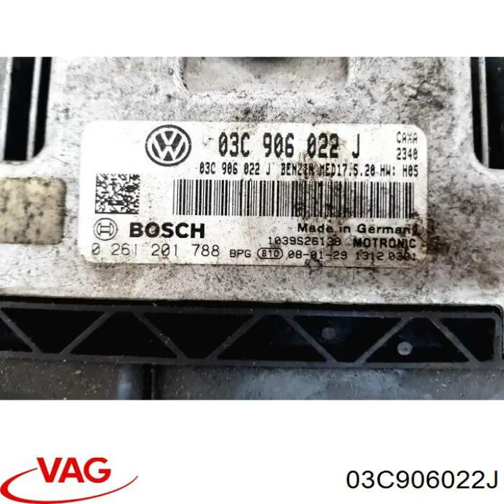 ЕБУ VAG 03C906022J ціна, від 104.40 USD