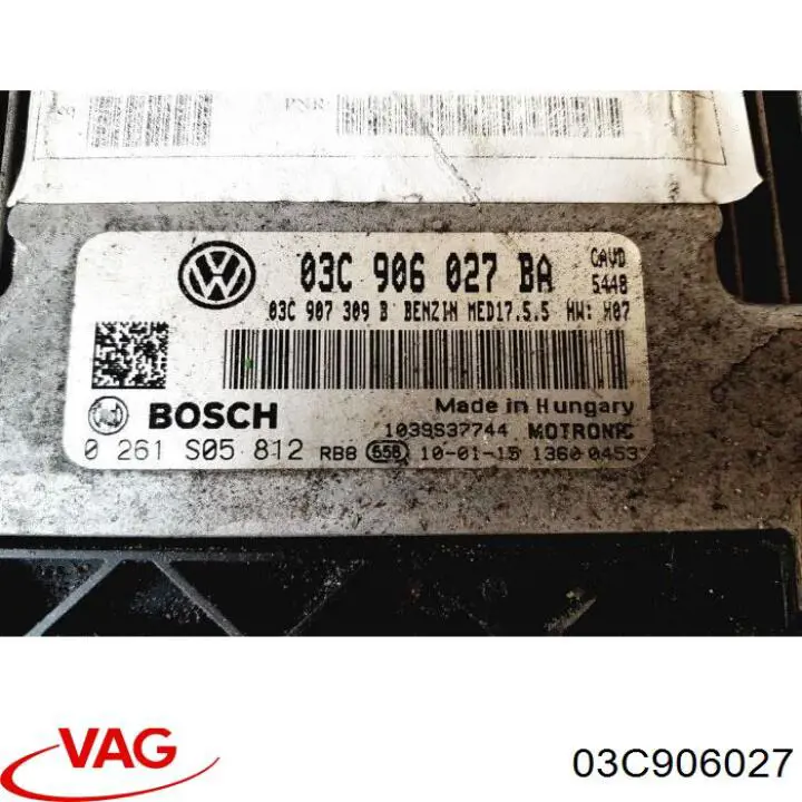 Електронний блок керування двигуном 03C906027 VAG