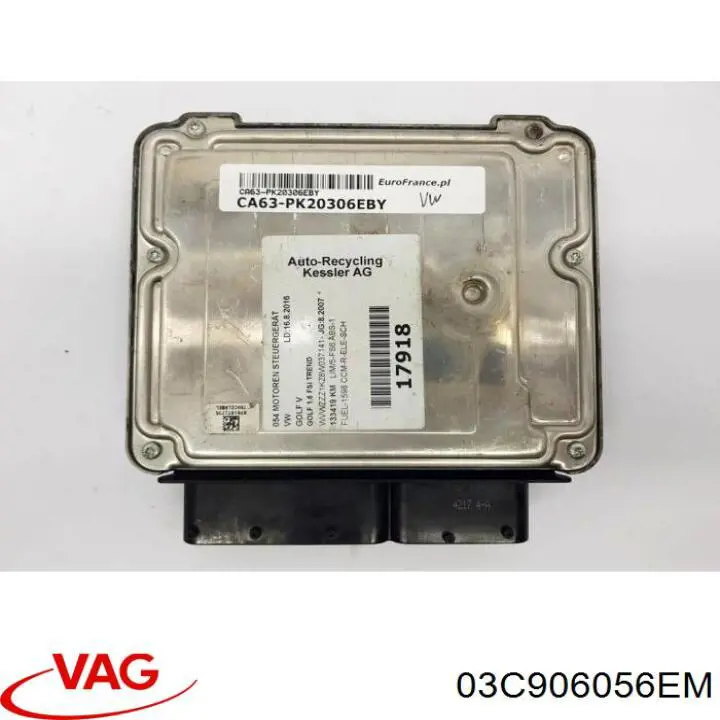 Купити 03C906056EM VAG Модуль управління двигуном