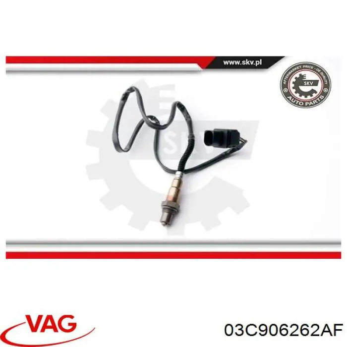 Купити 03C906262AF VAG Лямбдазонд, датчик кисню до каталізатора