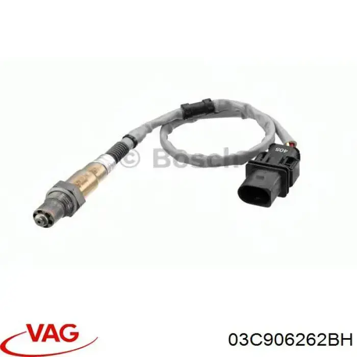 Лямбдазонд, датчик кисню до каталізатора Bosch 258017292 ціна, від 100.51 USD