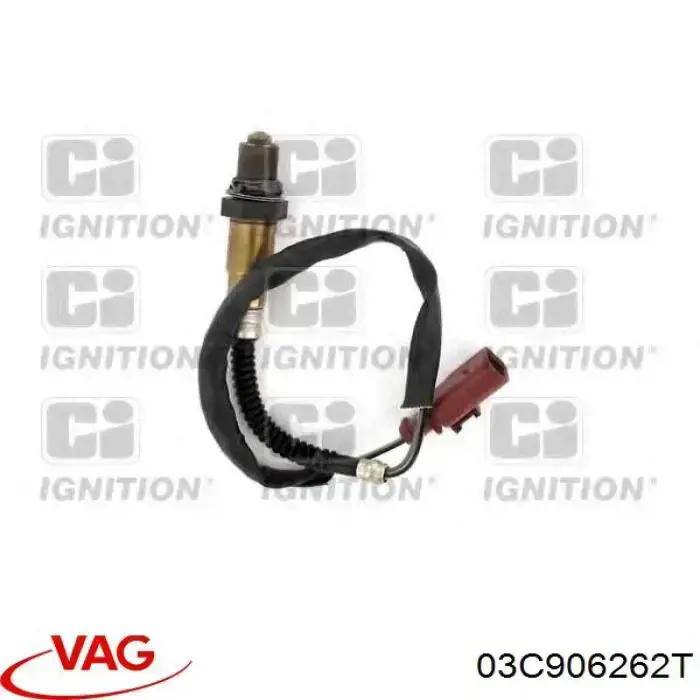Лямбдазонд, датчик кисню до каталізатора VAG 03C906262T ціна, від 45.80 USD