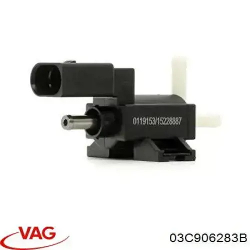 Купити 03C906283B VAG Клапан перетворювач тиску наддуву (соленоїд)