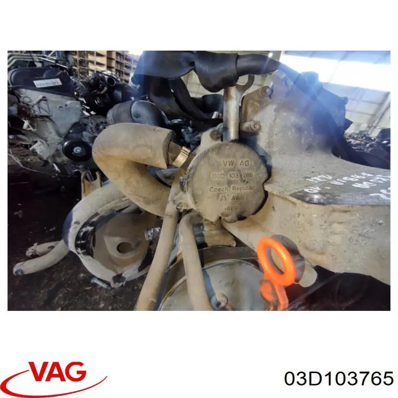 Клапан PCV (вентиляції картерних газів) на Skoda Fabia I 6Y5