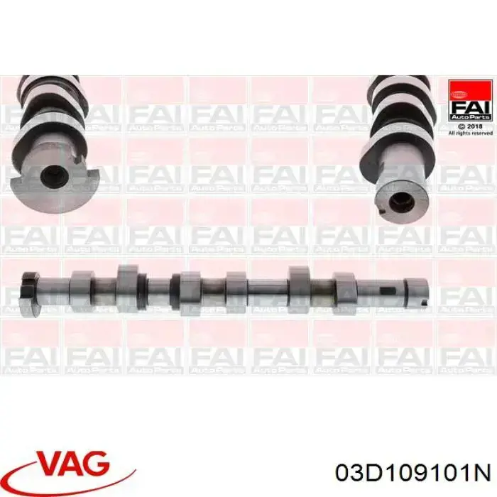 Розподілвал двигуна VAG 03D109101N ціна, від 173.80 USD