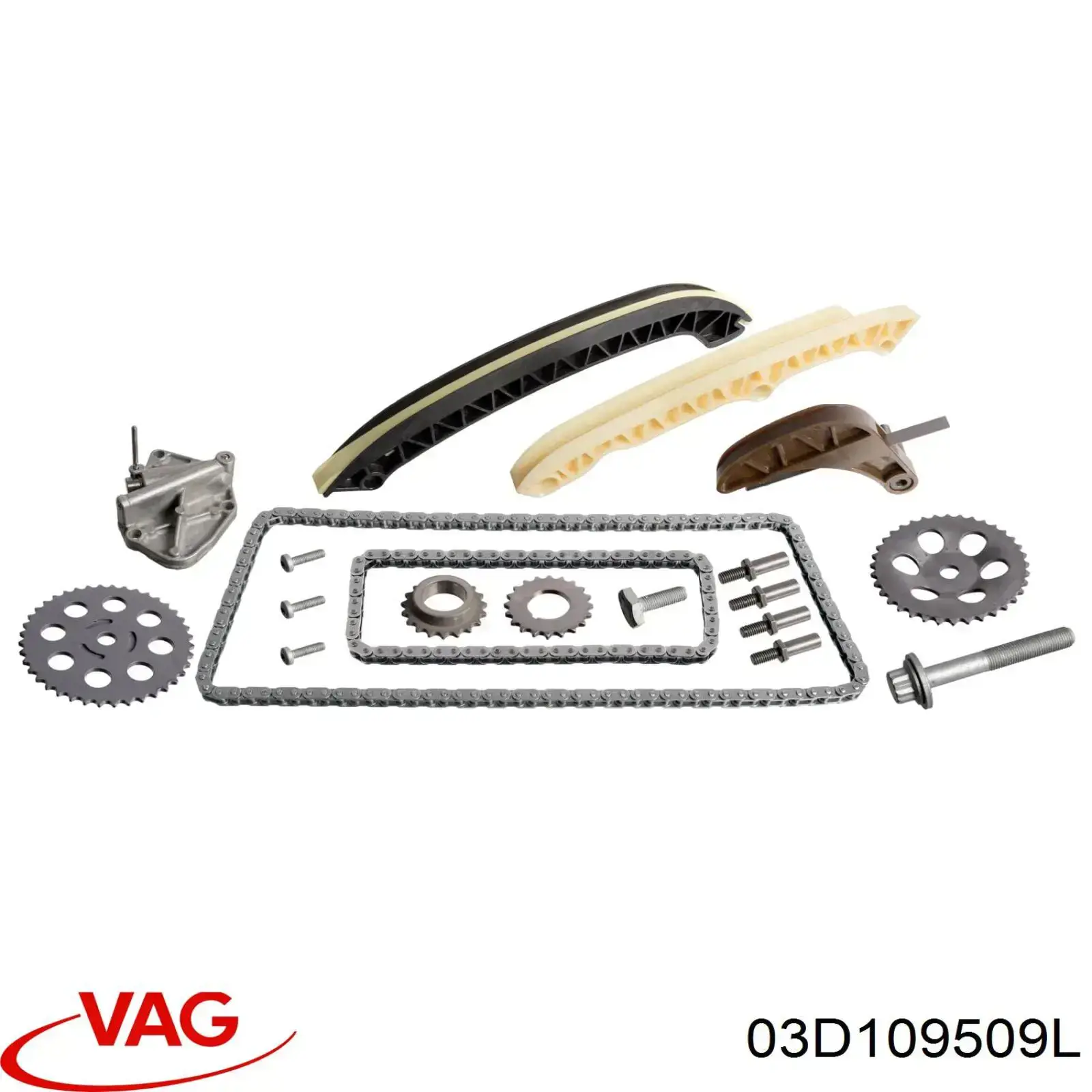 Башмак натягувача ланцюга ГРМ VAG 03D109509L ціна, від 7.70 USD