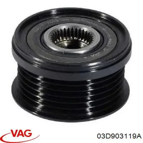 Інерційний шків VAG 03D903119A ціна, від 27.07 USD