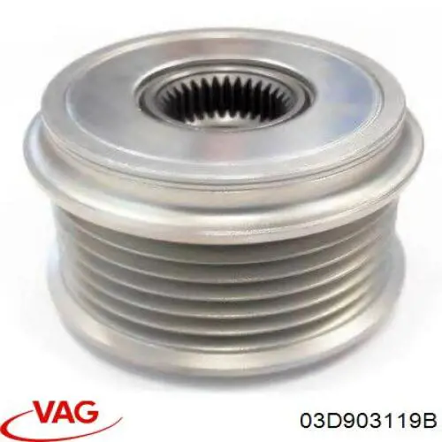 Інерційний шків VAG 03D903119B ціна, від 110.38 USD