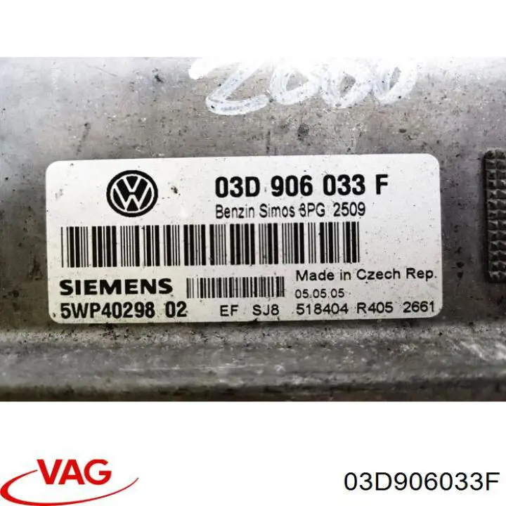 ЕБУ VAG 03D906033F ціна, від 28.12 USD