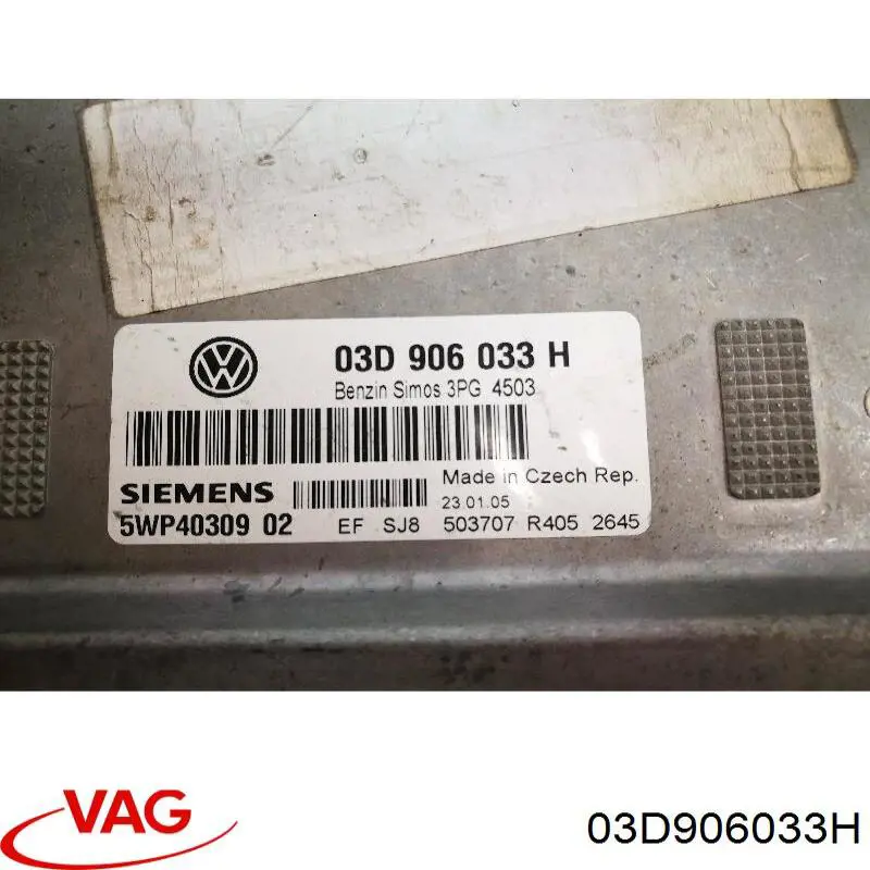 ЕБУ VAG 03D906033H ціна, від 24.12 USD