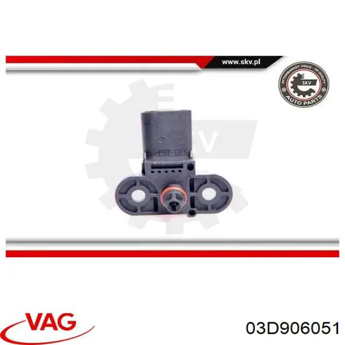 MAP сенсор VAG 03D906051 ціна, від 12.68 USD