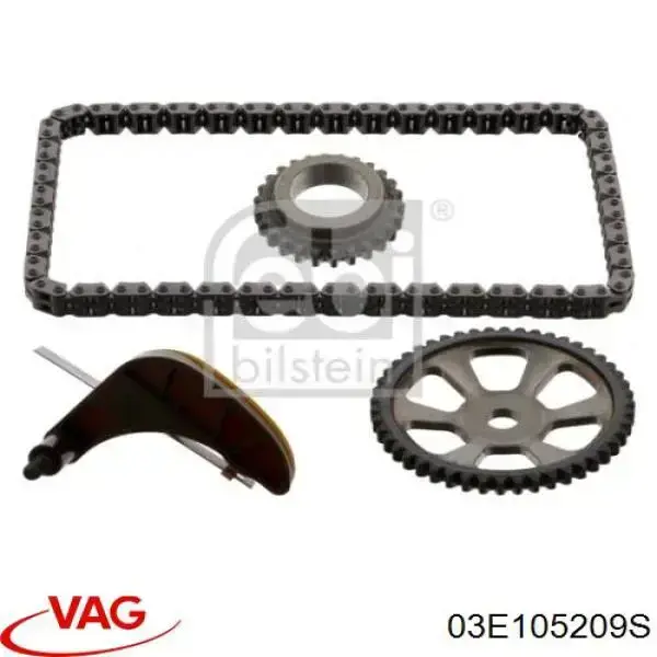 Зірочка приводу коленвала двигуна VAG 03E105209S ціна, від 49.56 USD