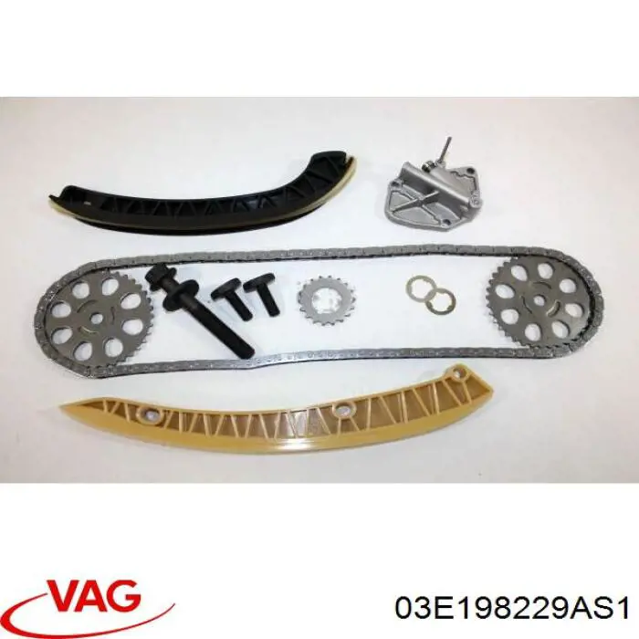 Ланцюг ГРМ, комплект VAG 03E198229AS1 ціна, від 112.67 USD