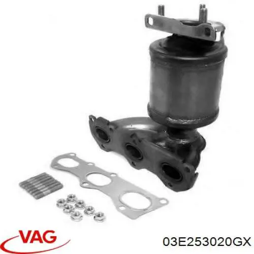 Купити 03E253020GX VAG Перетворювач відпрацьованих газів