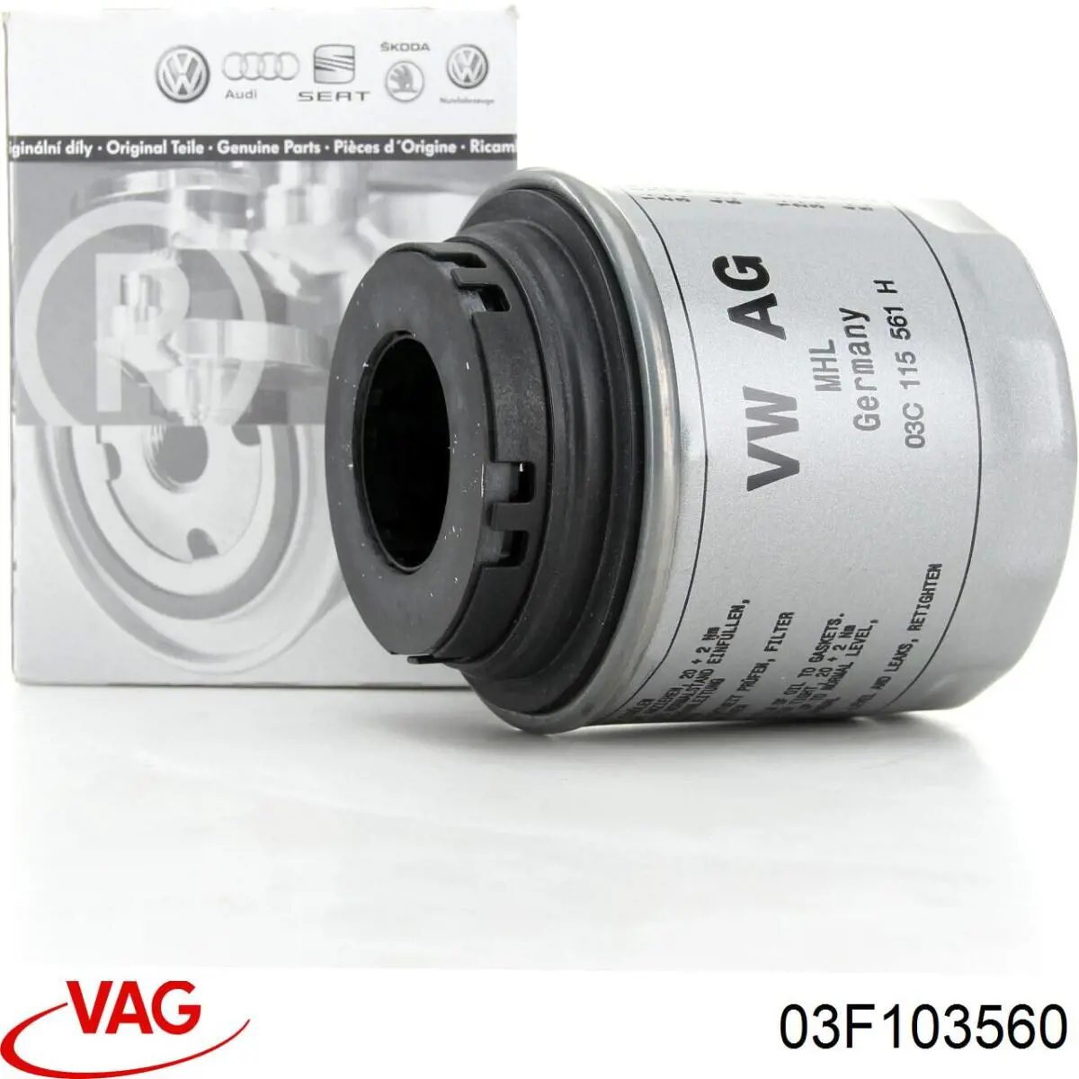 Купити 03F103560 VAG Шланг для видалення повітря