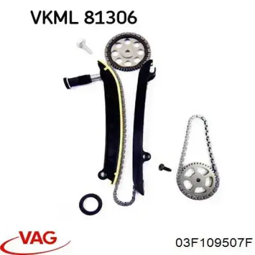 Натягувач ланцюга ГРМ VAG 03F109507F ціна, від 54.35 USD
